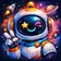 Colorful geometric abstract avatar depicting a friendly, trustworthy profile picture with diverse elements.